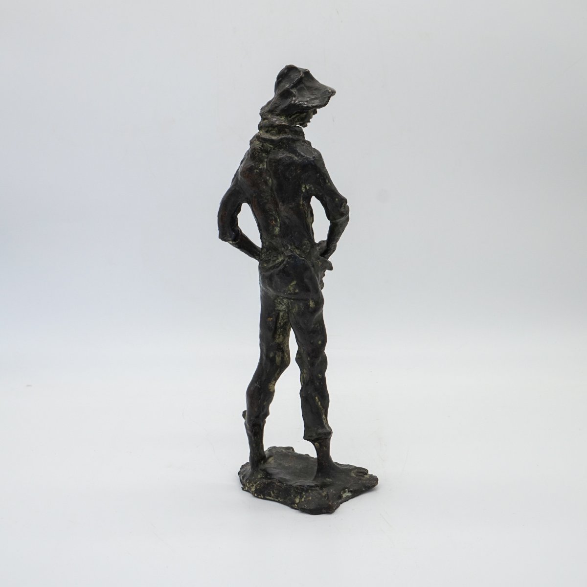 Paire de sculptures en bronze « Mondina » et « Seminatore » d’Augusto Murer – Italie, 1975-photo-2