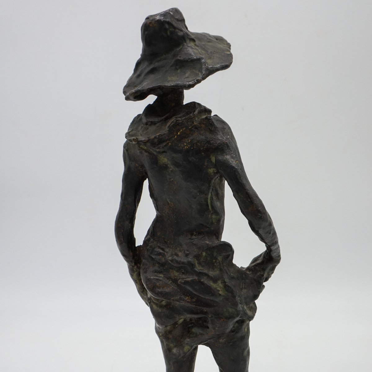 Paire de sculptures en bronze « Mondina » et « Seminatore » d’Augusto Murer – Italie, 1975-photo-3