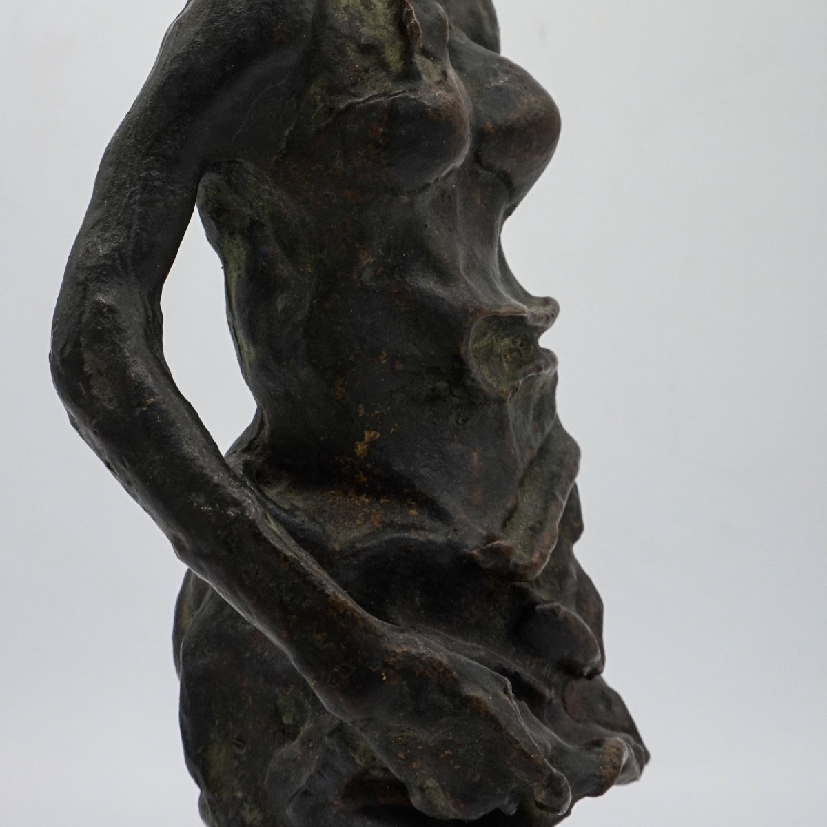 Paire de sculptures en bronze « Mondina » et « Seminatore » d’Augusto Murer – Italie, 1975-photo-4