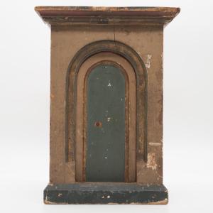 Boîte à aumône en bois polychrome – Italie, XVIIIe/XIXe siècle