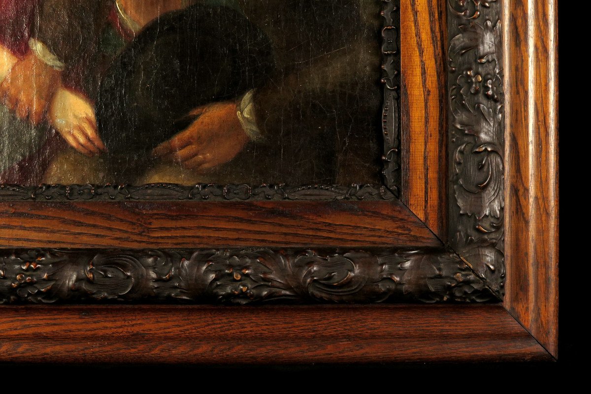 Rare And Antique Oil Painting, Erotic Scene Circa 1800 / Oddities-photo-6