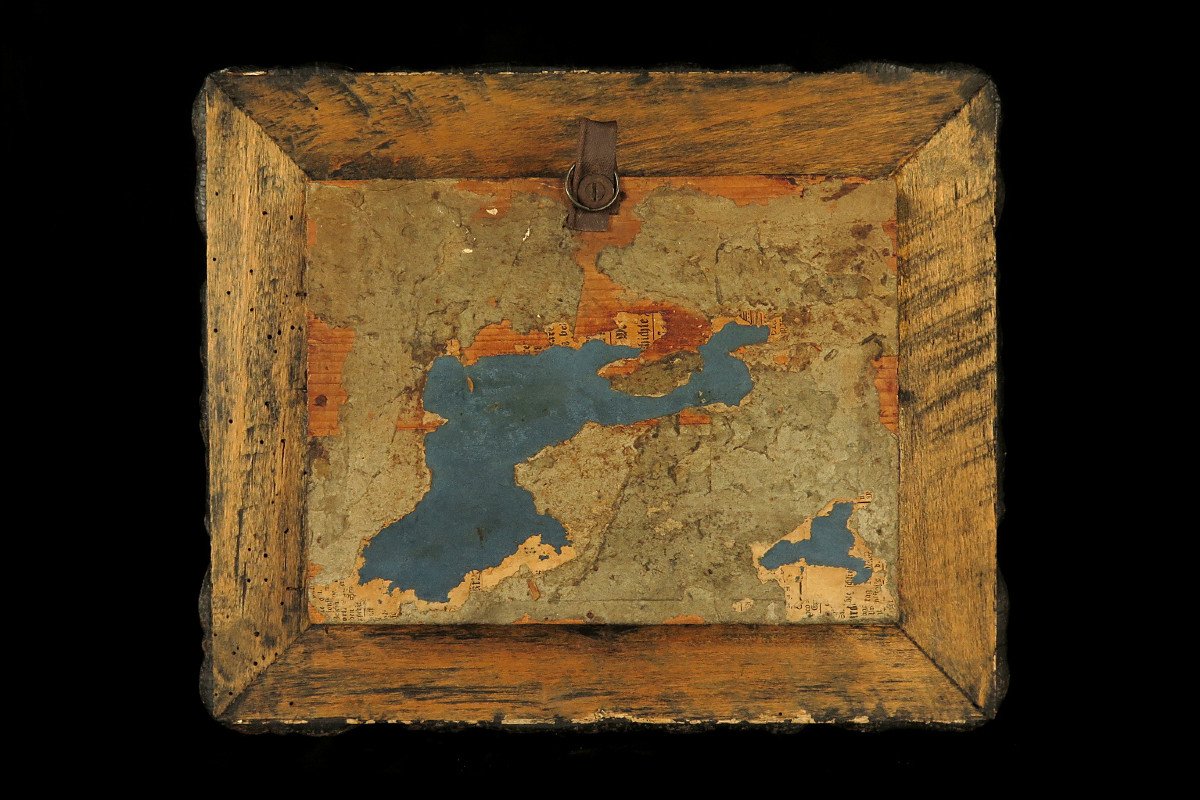 étonnant Et Ancien Diorama, Souvenir Mortuaire Vers 1880 / Cadre Cheveux Cabinet Curiosités-photo-7