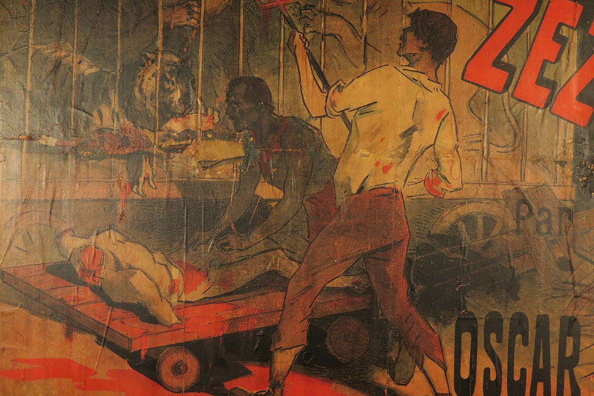 Old Poster, Play After Oscar Méténier Circa 1890 / Univers Forain -photo-2