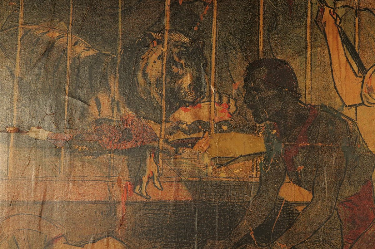 Old Poster, Play After Oscar Méténier Circa 1890 / Univers Forain -photo-2
