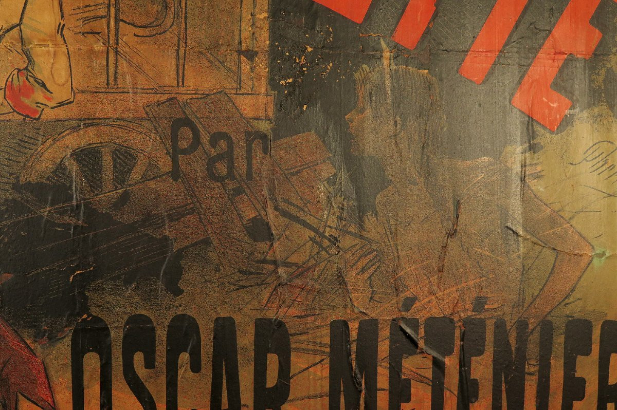 Old Poster, Play After Oscar Méténier Circa 1890 / Univers Forain -photo-4