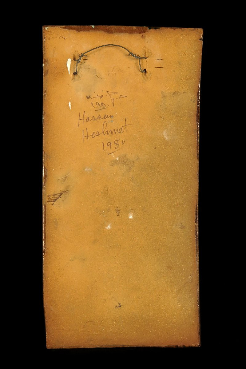 Antique Ceramic Anubis By Hassen Heshmat / Sculpture Egypt Design 1980-photo-4