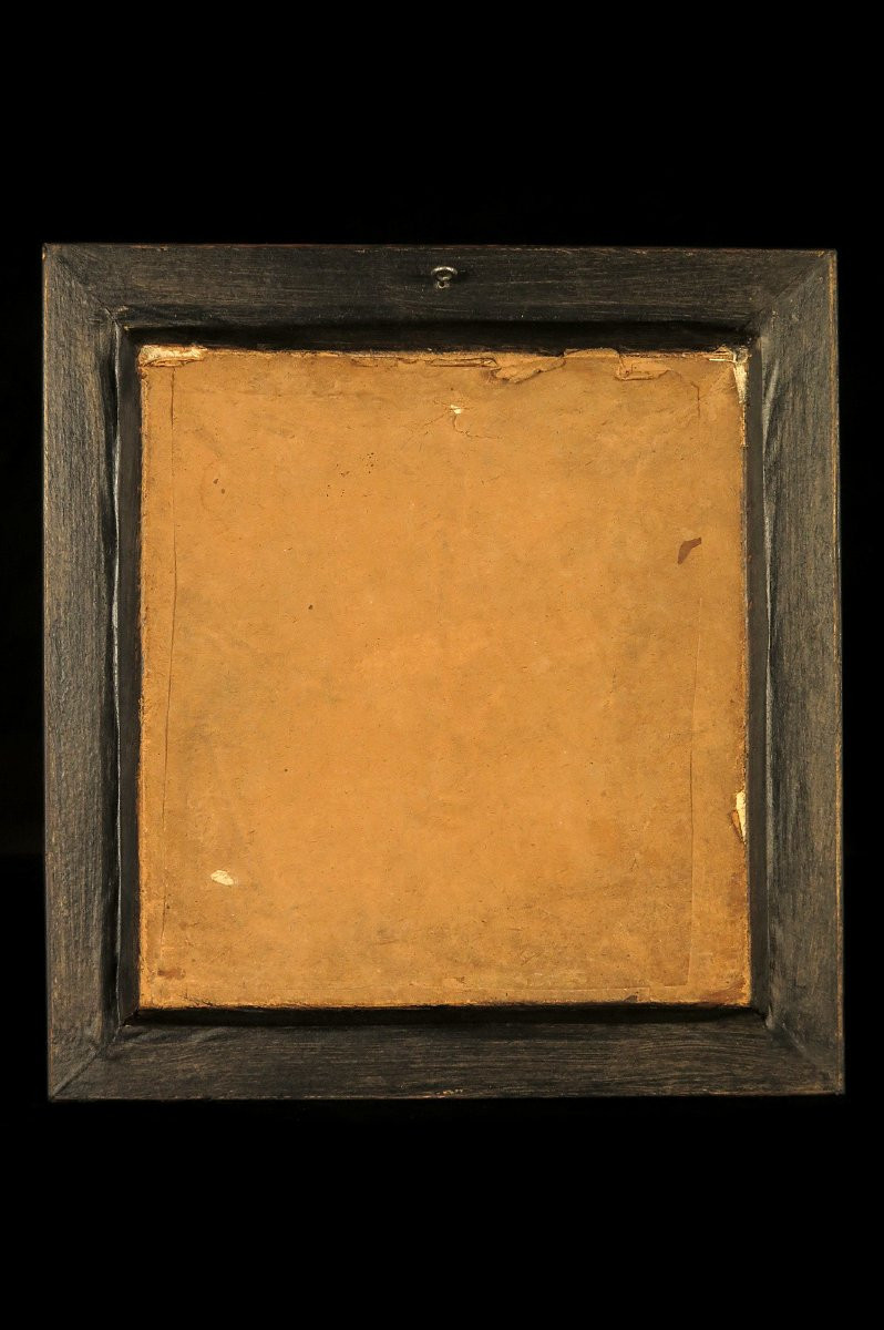 Set Of Two Antique Hair Frames, Funerary Keepsakes Circa 1880 / Cabinet Of Curiosities-photo-8