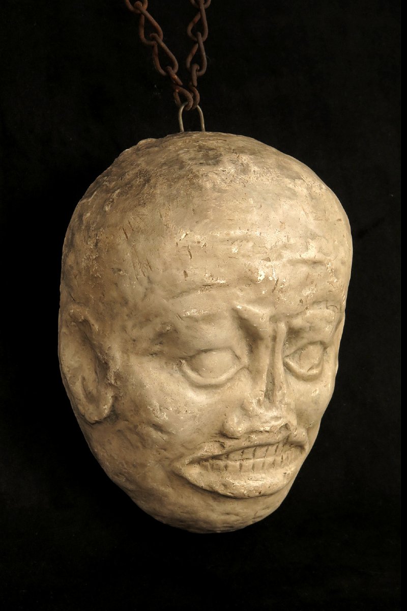 Antique Plaster Sculpture, -photo-4
