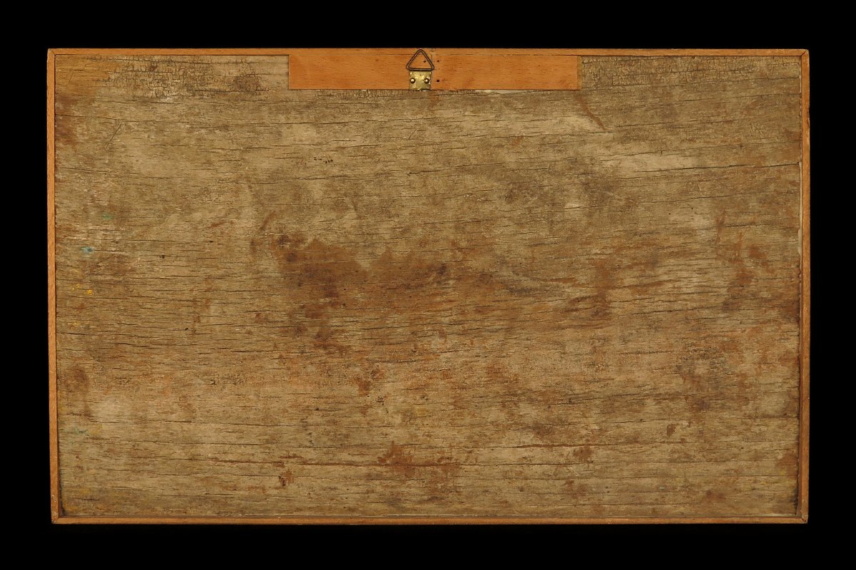 Former Ex-voto, Italian Votive Painting Dated 1908 / Oddities-photo-5