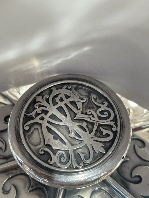 Goldsmith Cardeilhac - Covered Vegetable Dish In Sterling Silver Mascaron Circa Nineteenth-photo-4