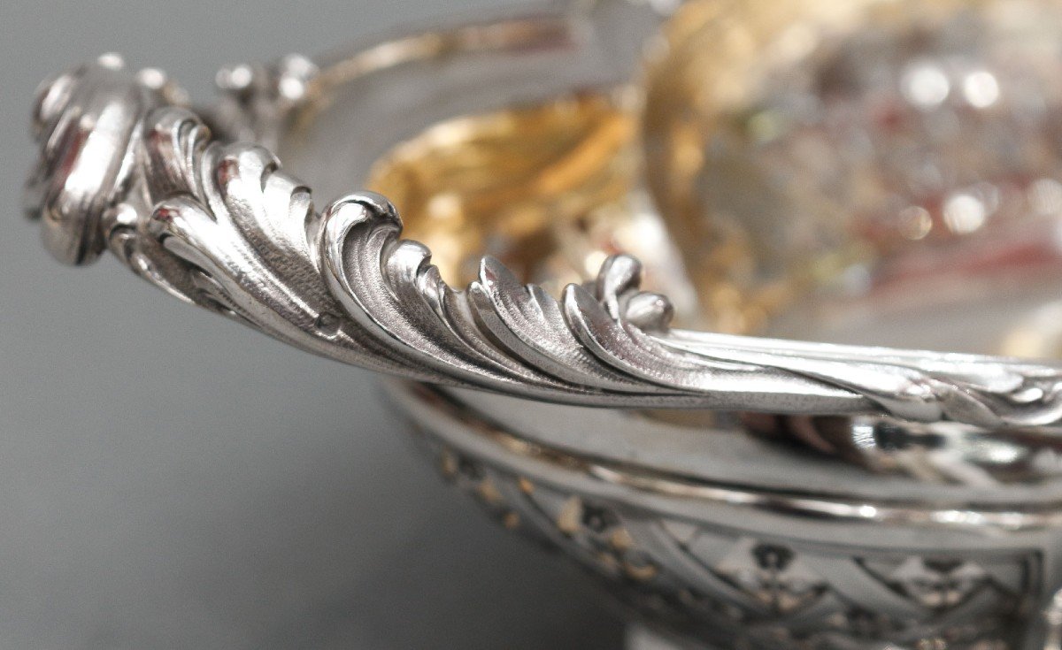 Cardeilhac - Fruit Basket In Sterling Silver 19th Century-photo-3