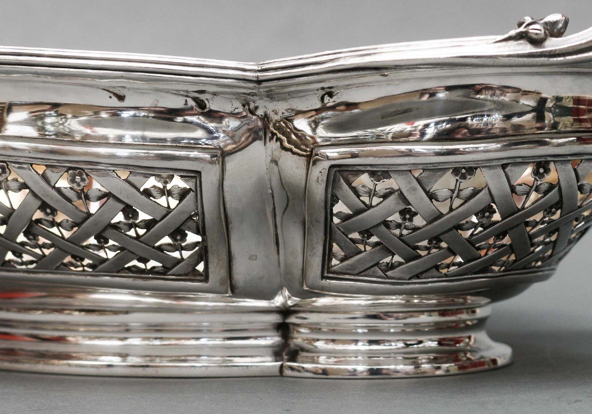 Cardeilhac - Fruit Basket In Sterling Silver 19th Century-photo-6