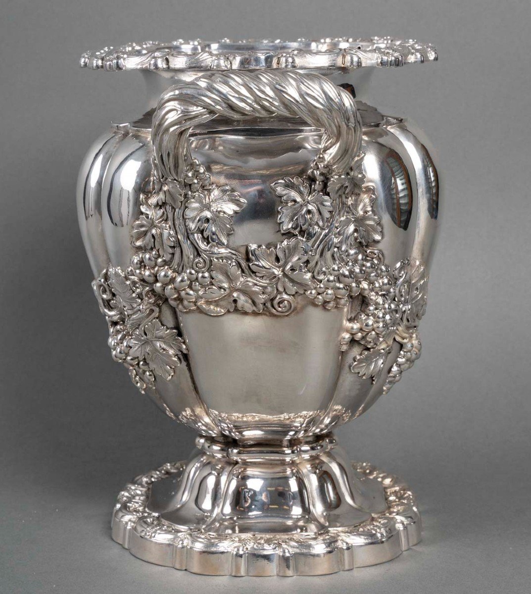 Charles Nicolas Odiot – Silver Cooler From Charles X Period Circa 1818/1838-photo-2