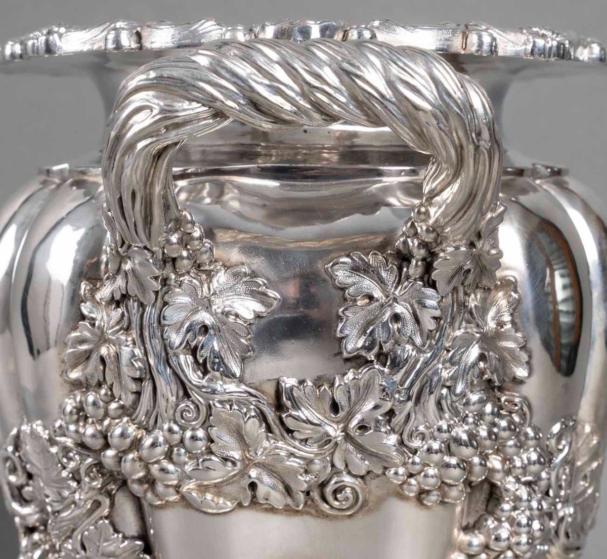 Charles Nicolas Odiot – Silver Cooler From Charles X Period Circa 1818/1838-photo-3