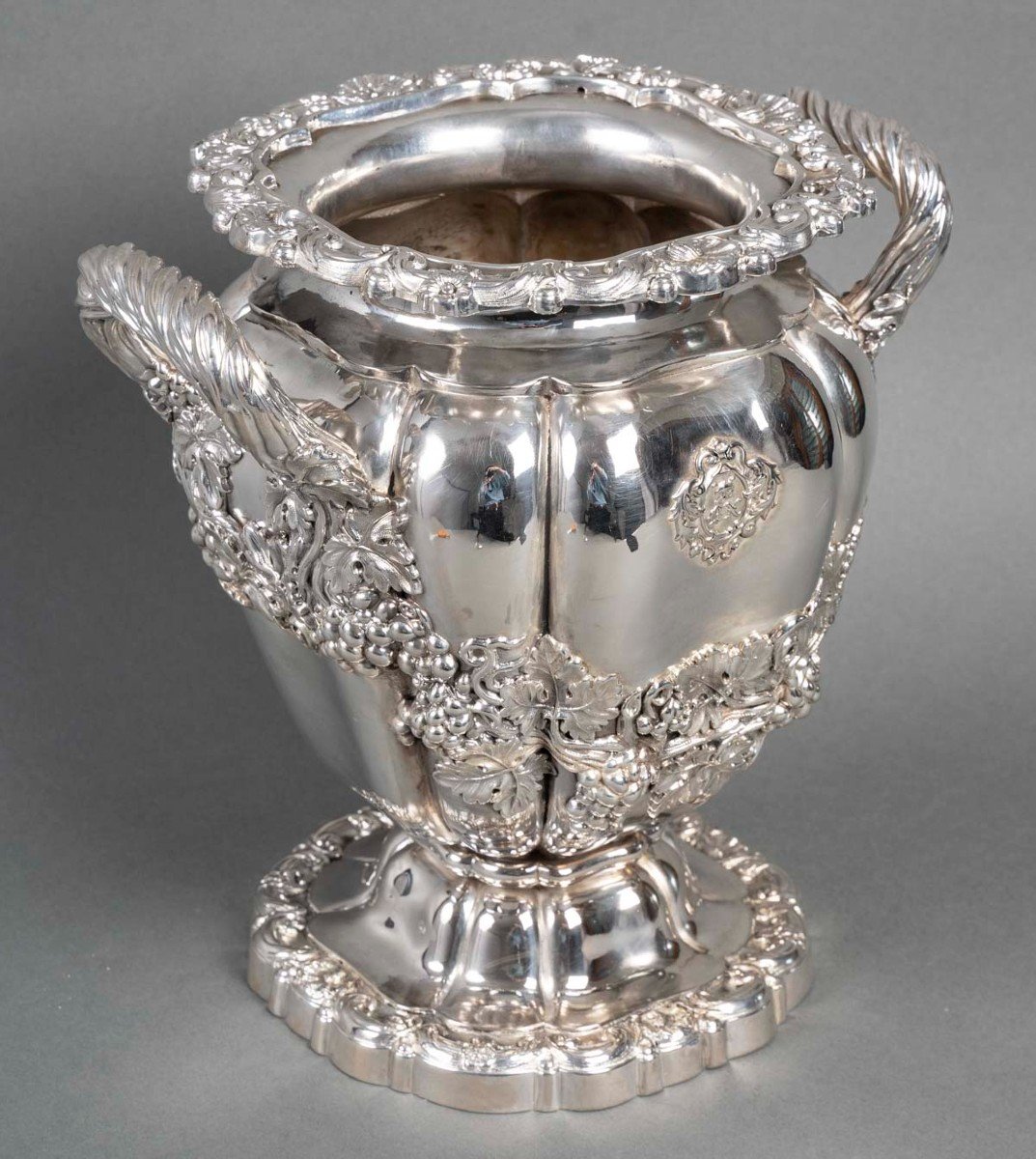 Charles Nicolas Odiot – Silver Cooler From Charles X Period Circa 1818/1838-photo-1