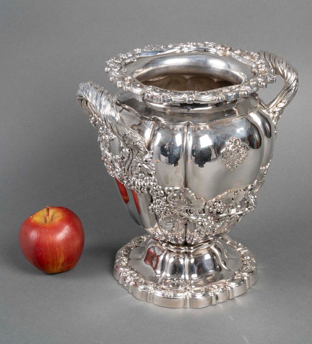 Charles Nicolas Odiot – Silver Cooler From Charles X Period Circa 1818/1838-photo-4