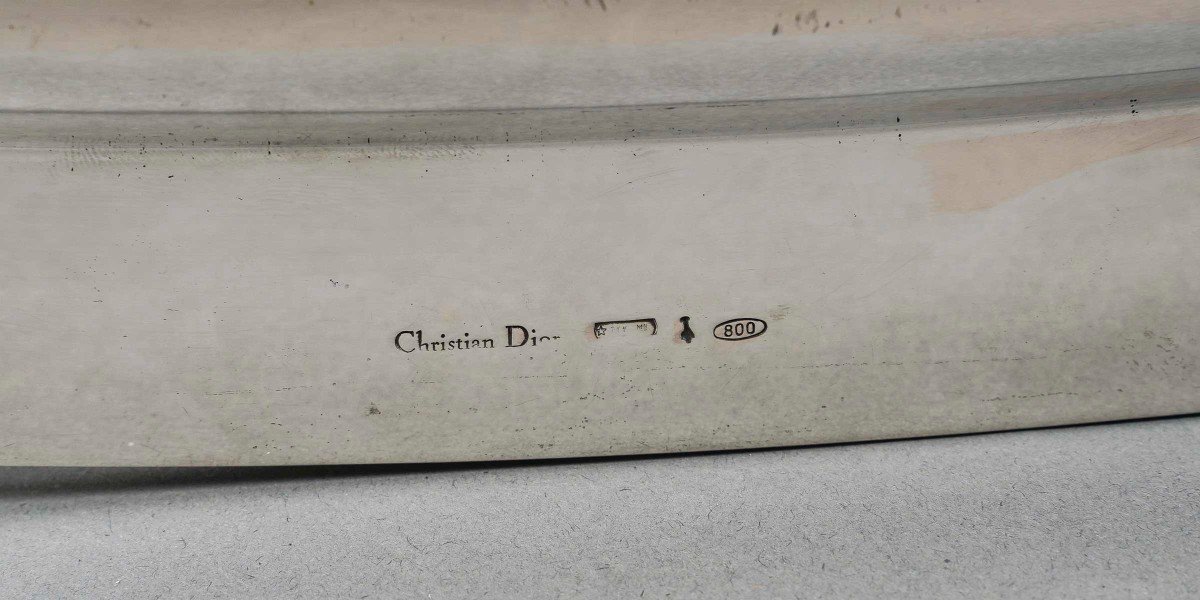 Christian Dior 20th - Rare Tea Service On Its Solid Silver And Lapis Lazuli Tray-photo-4