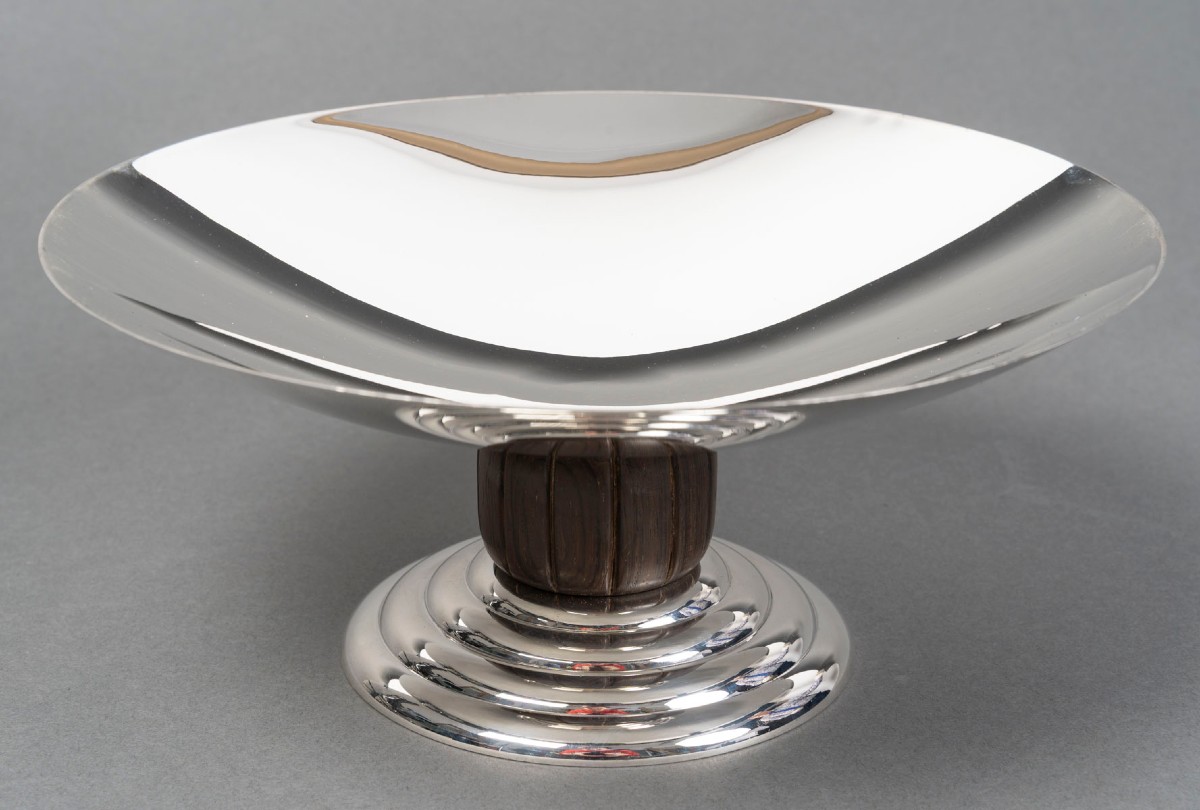 Jean Puiforcat - Solid Silver Centerpiece Art Deco Period Circa 1930