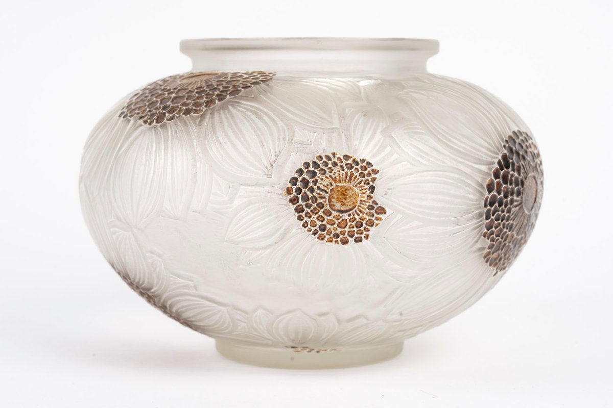 René Lalique Vase « DAHLIAS » 1923-photo-2
