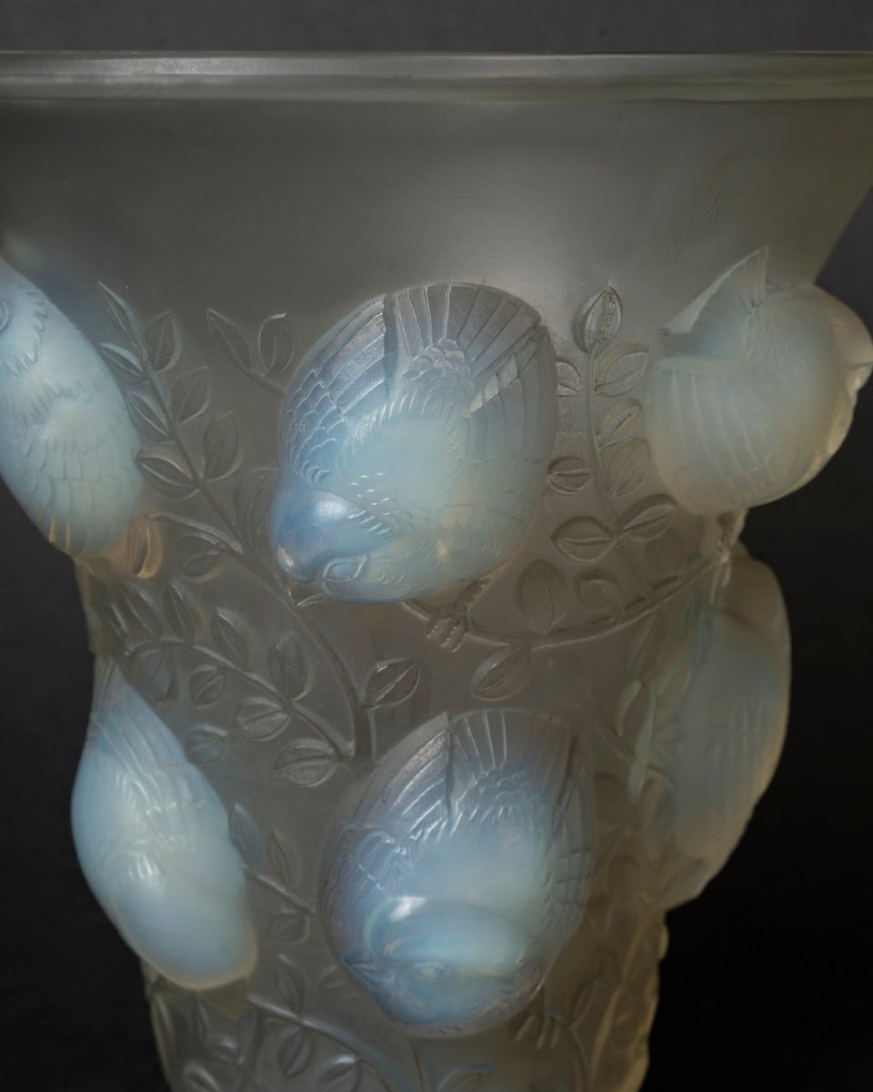 RENE LALIQUE – Vase “ Saint François” en verre – Circa 1930-photo-2