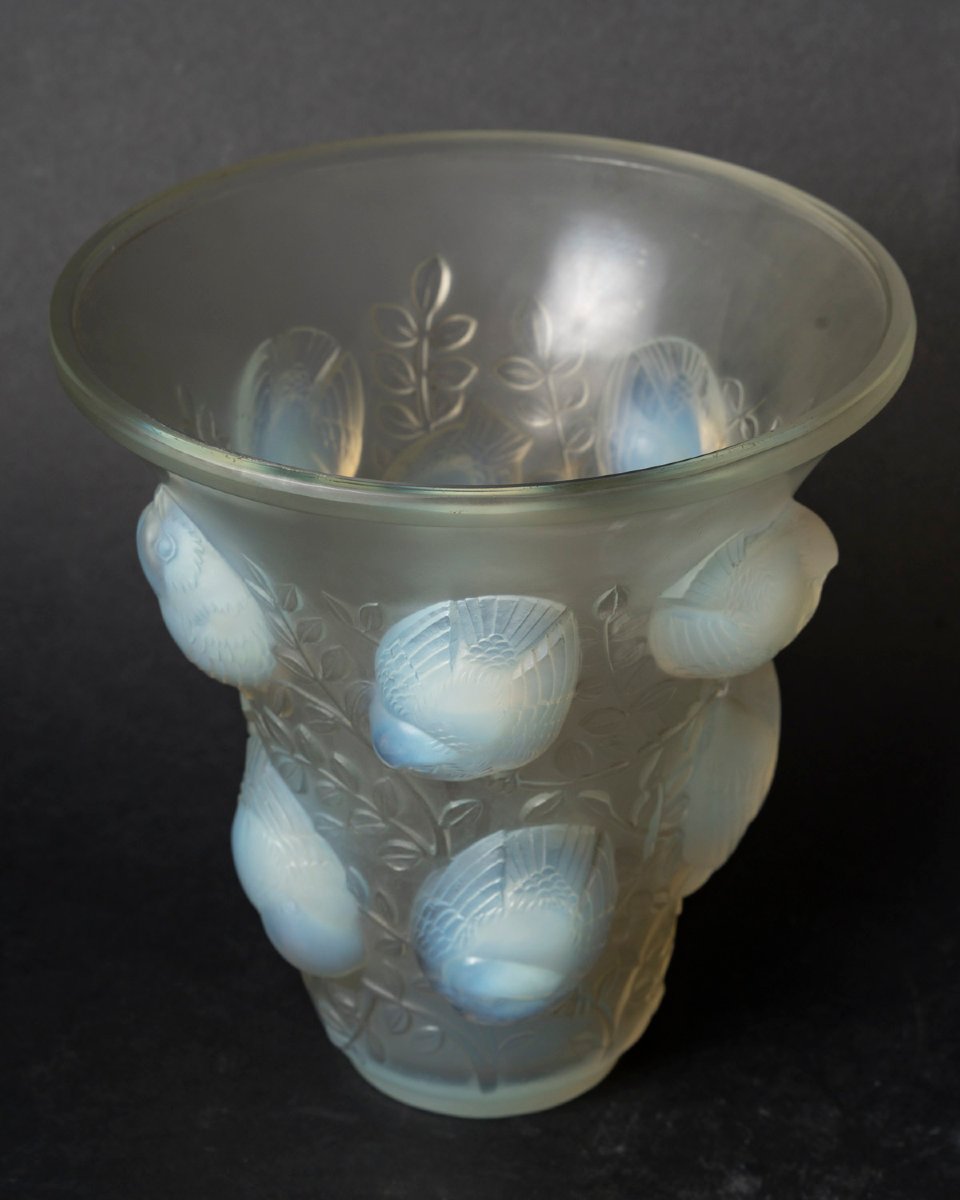RENE LALIQUE – Vase “ Saint François” en verre – Circa 1930-photo-3