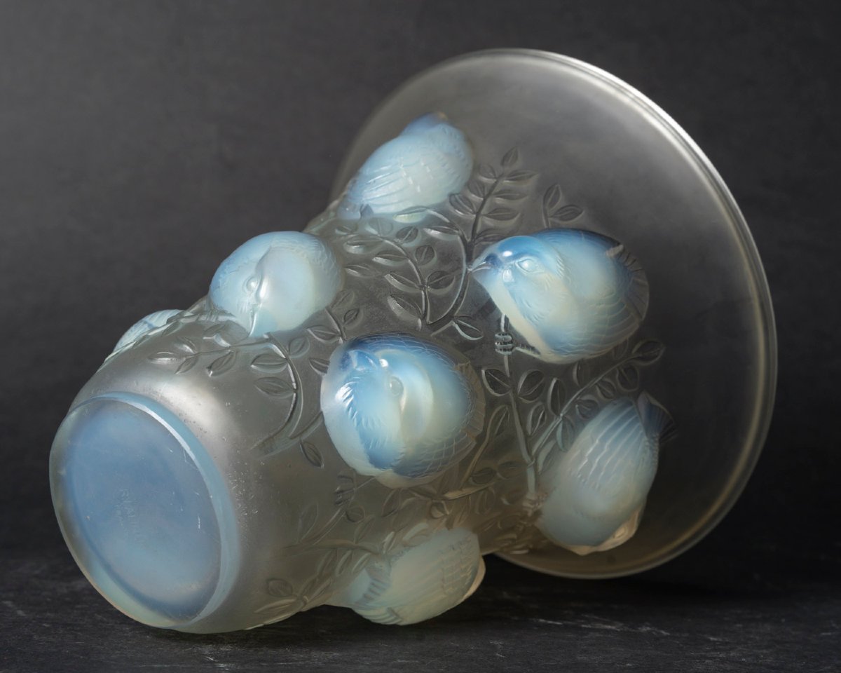 RENE LALIQUE – Vase “ Saint François” en verre – Circa 1930-photo-2