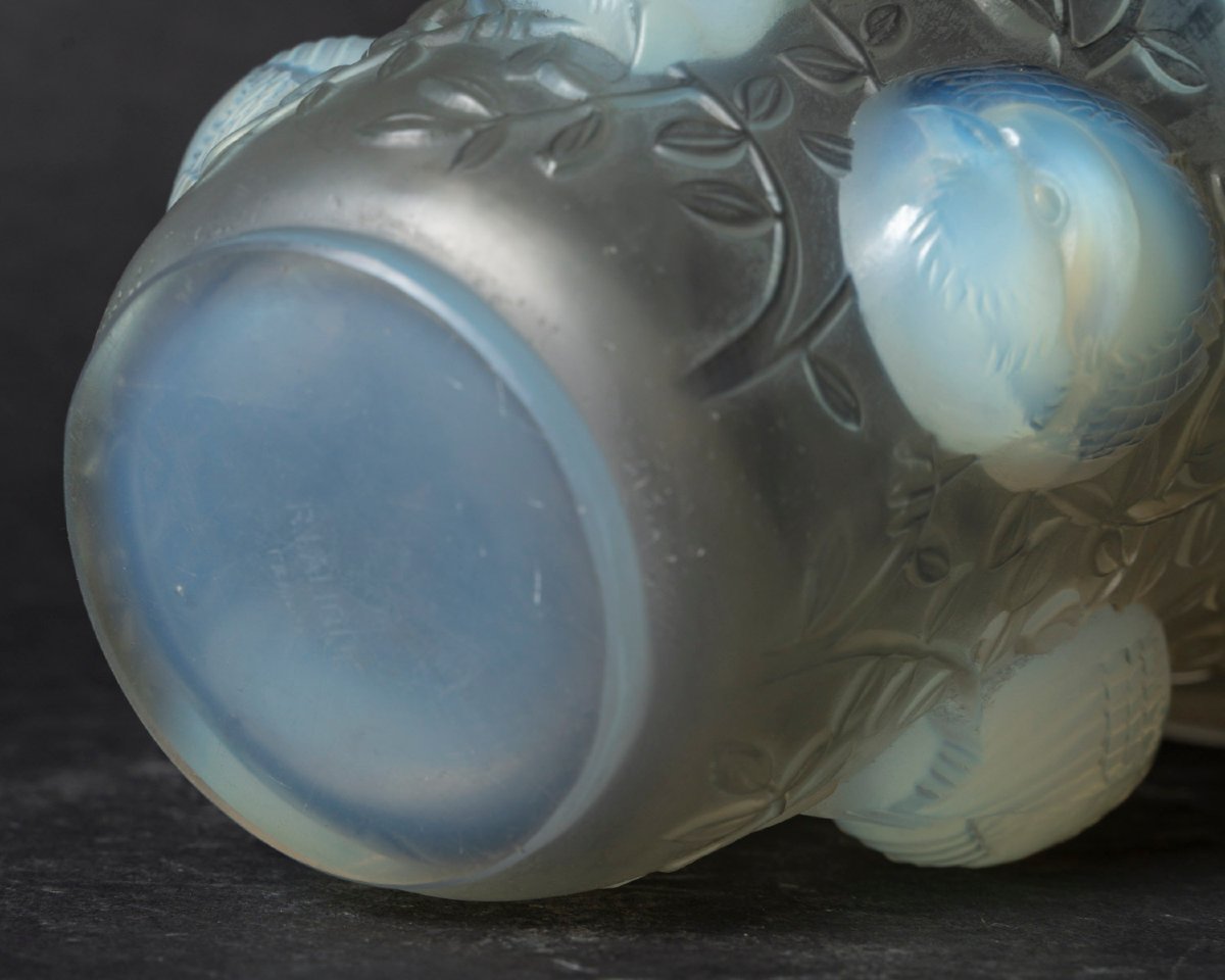 RENE LALIQUE – Vase “ Saint François” en verre – Circa 1930-photo-3