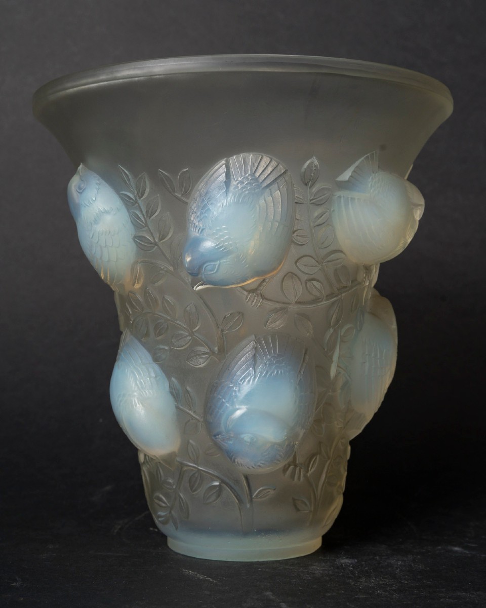 RENE LALIQUE – Vase “ Saint François” en verre – Circa 1930-photo-8