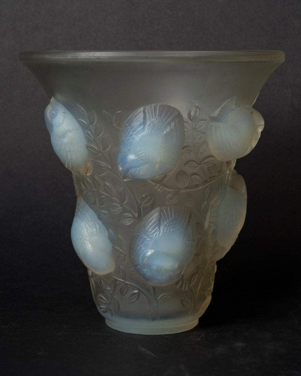 RENE LALIQUE – Vase “ Saint François” en verre – Circa 1930