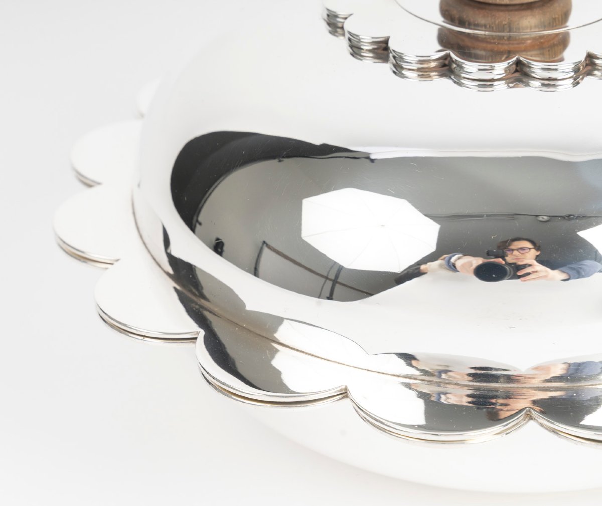 Jean Puiforcat - Covered Vegetable Dish, Solid Silver, Art Deco Period-photo-4