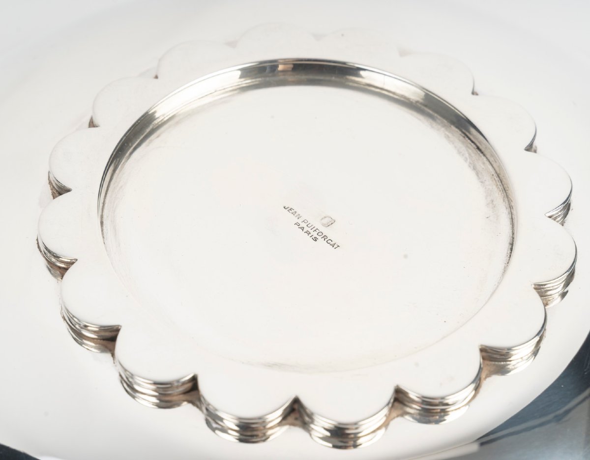 Jean Puiforcat - Covered Vegetable Dish, Solid Silver, Art Deco Period-photo-3