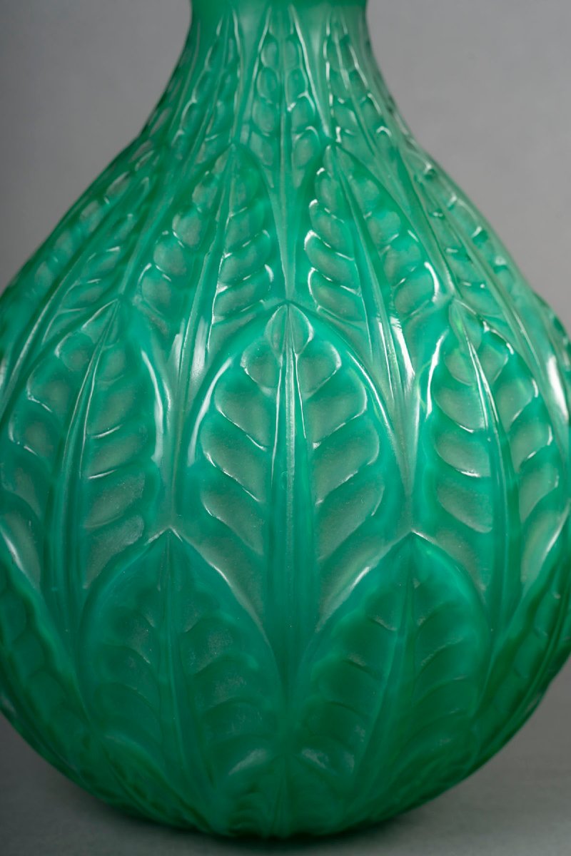 R. LALIQUE – VASE MALESHERBES  créé en 1927-photo-2