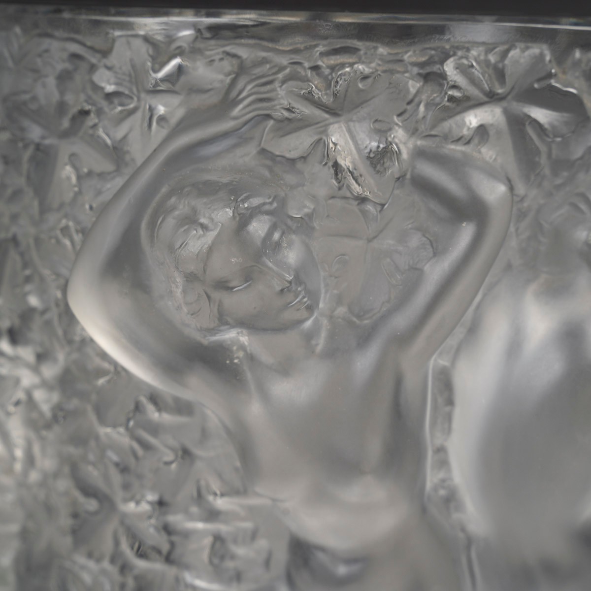 Marc LALIQUE  Seau à champagne en cristal GANYMEDE 1950-photo-4