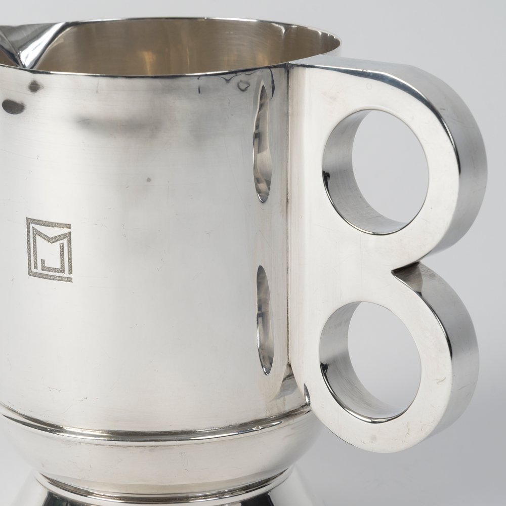 Jean Puiforcat (1897-1945) Art Deco Pitcher, Mexican Period, Circa 1940-photo-3
