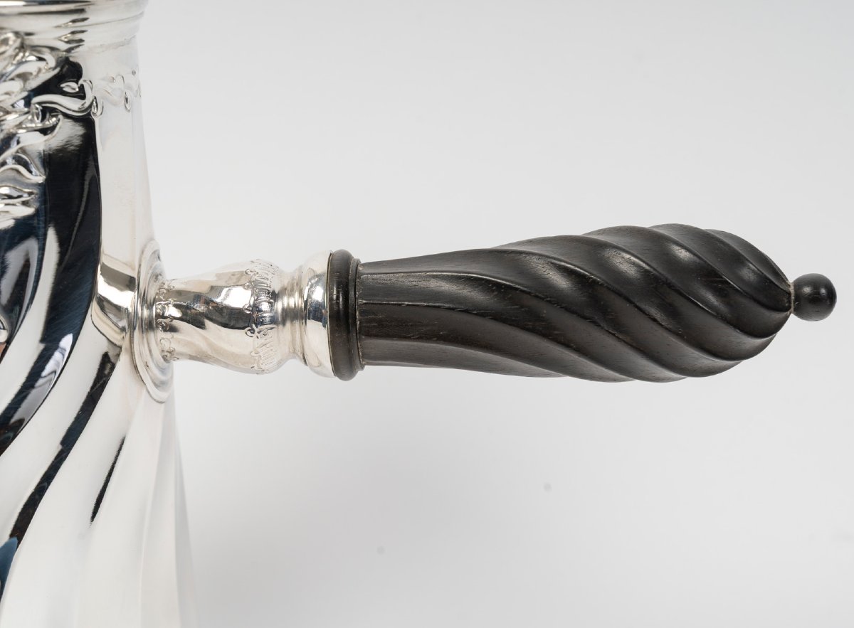 PUIFORCAT – Chocolatière en argent massif – Circa fin XIXe-photo-3