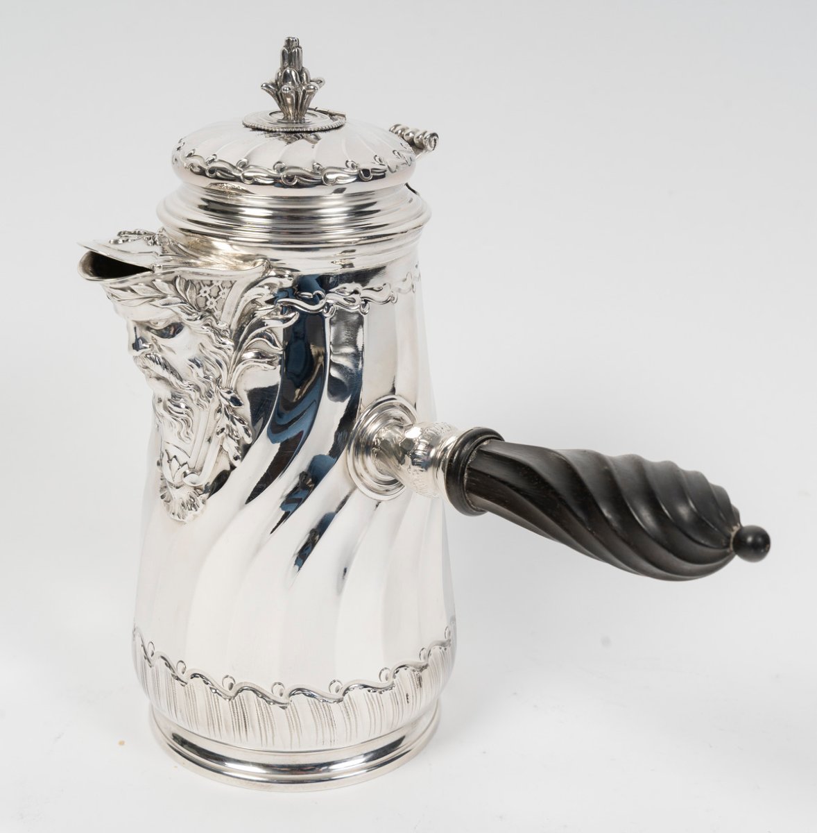PUIFORCAT – Chocolatière en argent massif – Circa fin XIXe