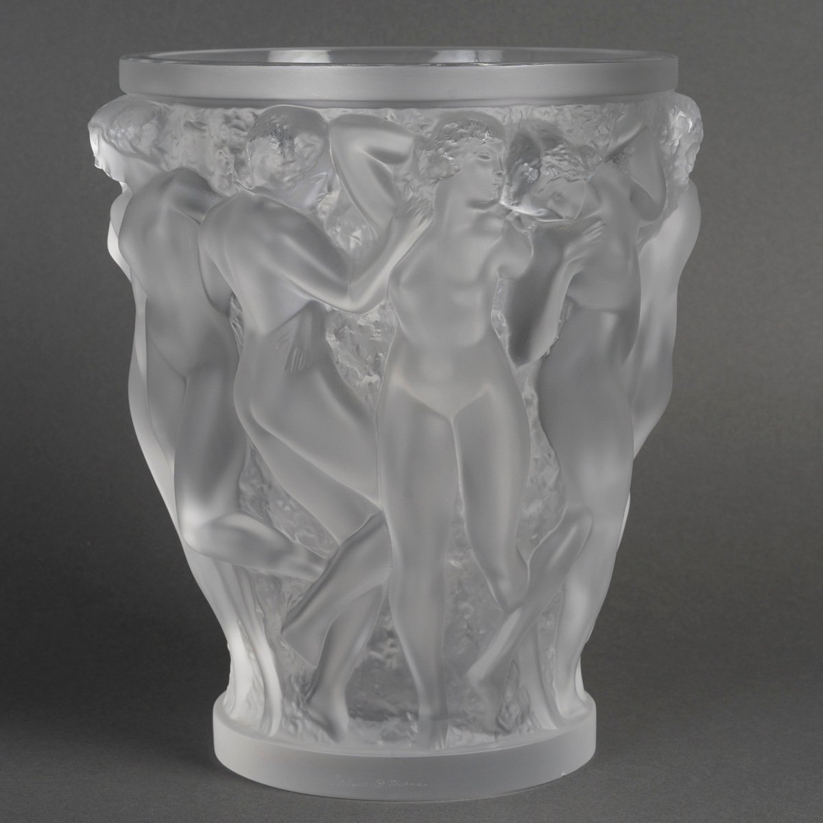 LALIQUE France – Vase dit « Bacchantes « modèle créer en 1927-photo-2