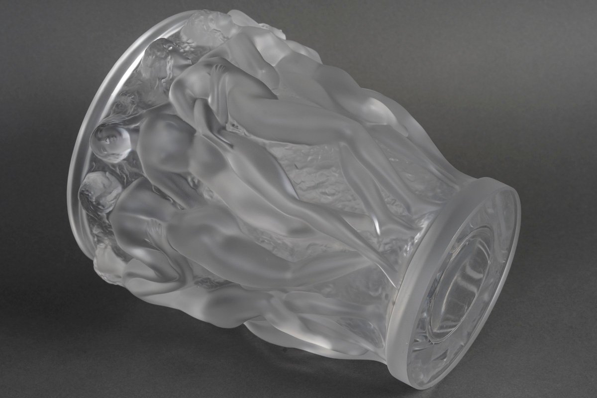 LALIQUE France – Vase dit « Bacchantes « modèle créer en 1927-photo-4
