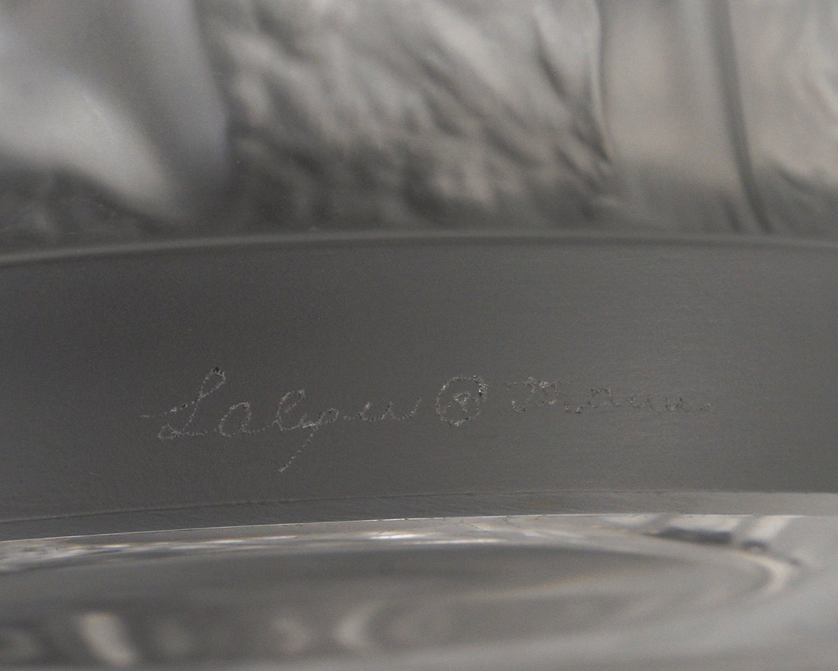 LALIQUE France – Vase dit « Bacchantes « modèle créer en 1927-photo-5