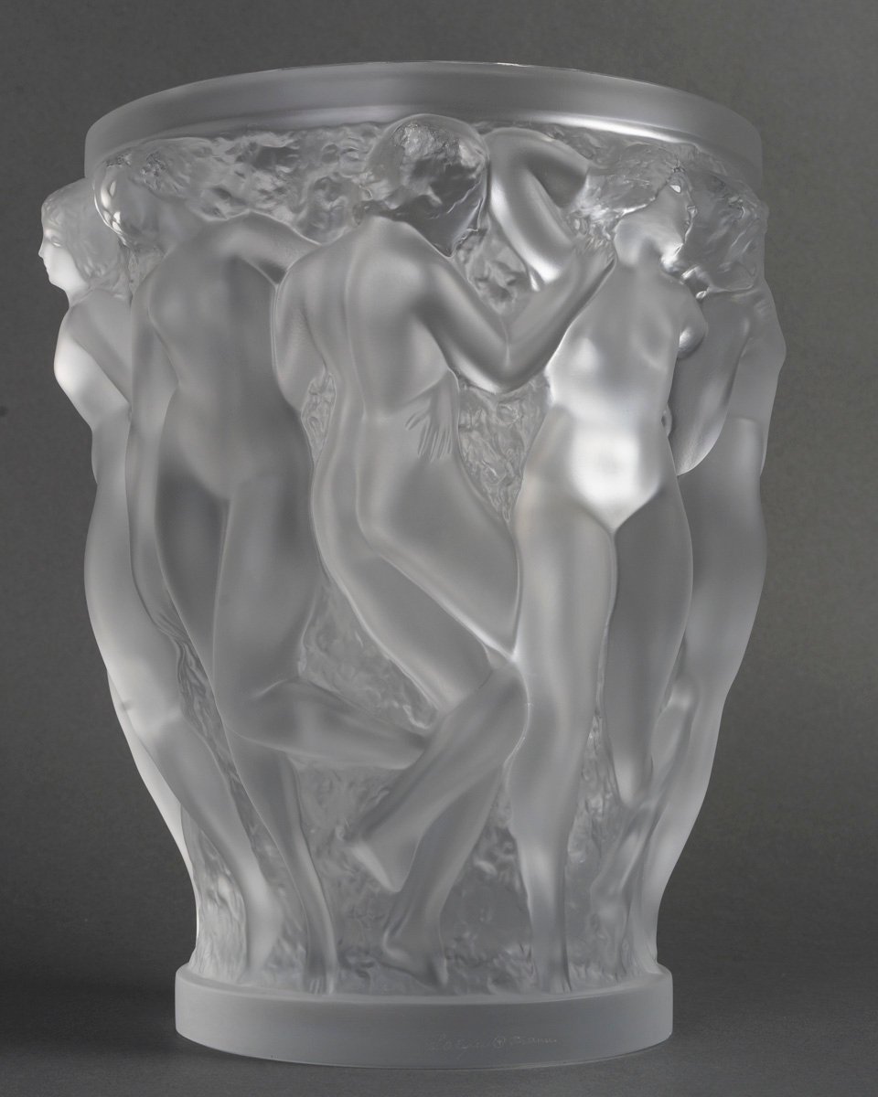 LALIQUE France – Vase dit « Bacchantes « modèle créer en 1927-photo-6