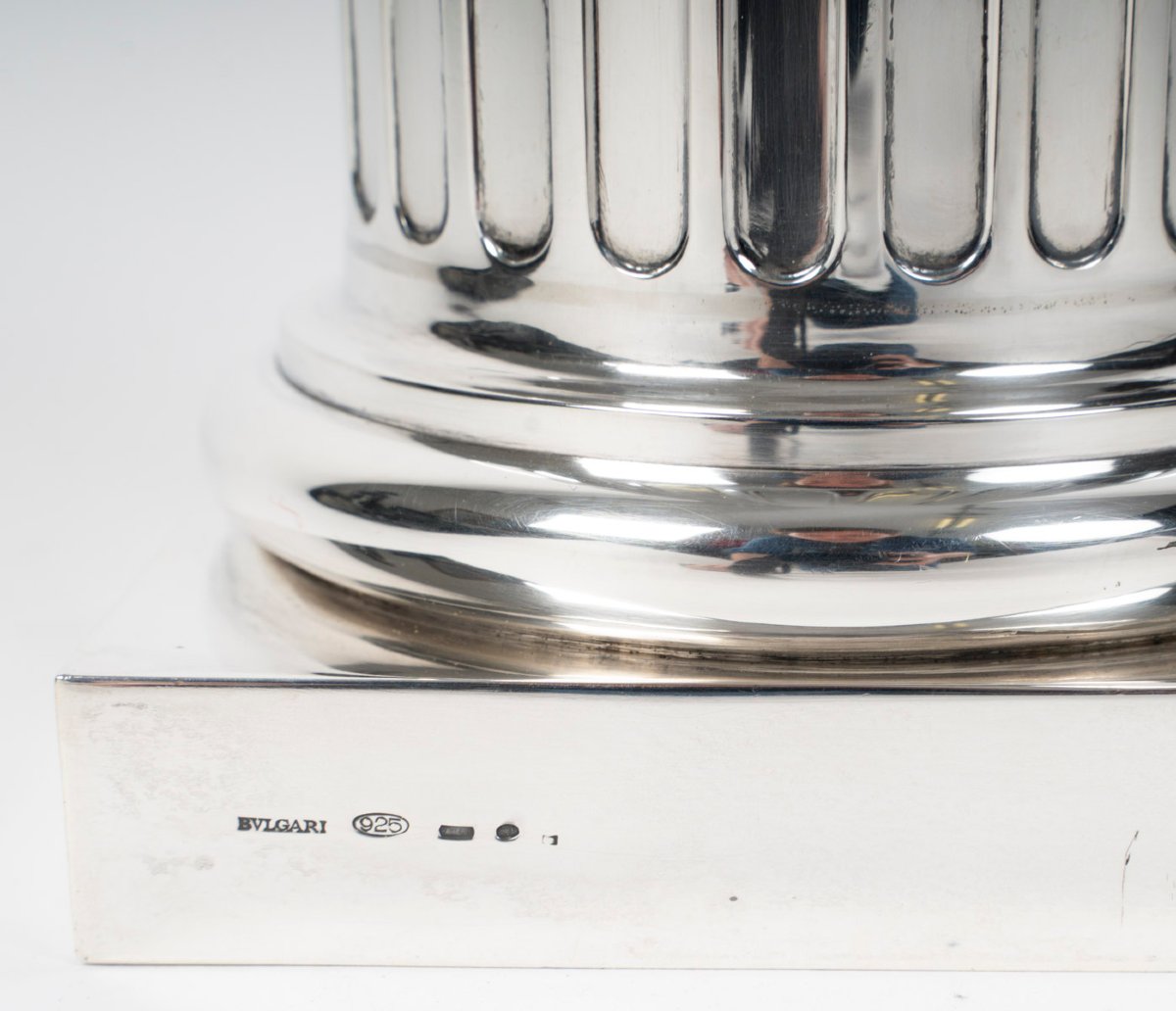 Bvlgari – Lancôme Trophy Vase, Prix De L’élégance Solid Silver - 20th Century-photo-4