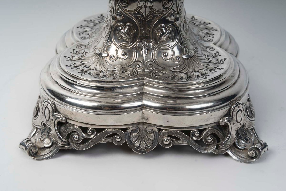 Gustave Odiot, 19th-century Solid Silver Footed Cup-photo-5