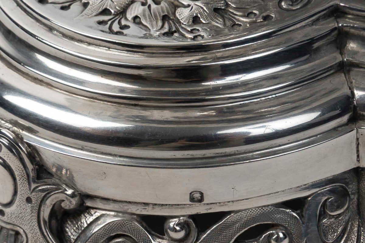 Gustave Odiot, 19th-century Solid Silver Footed Cup-photo-7