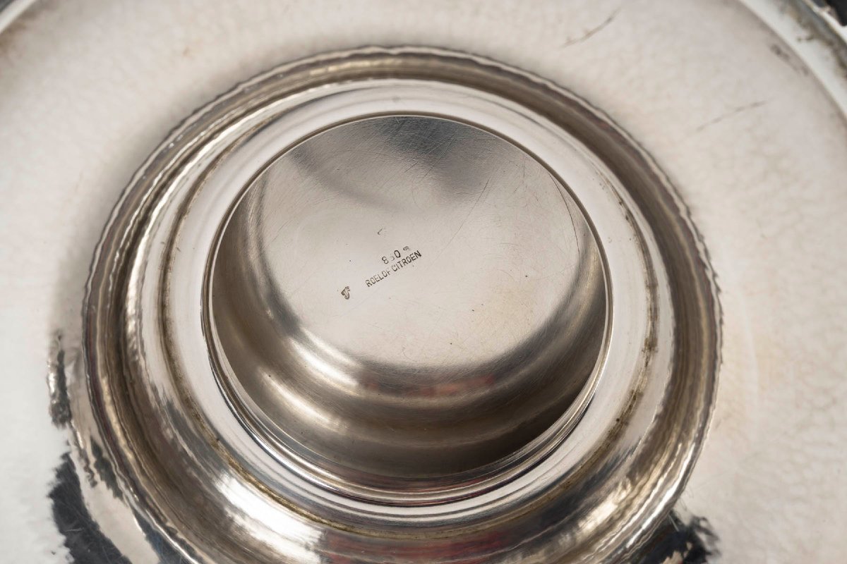 Roelof Citroen – Art Deco Silver-plated Covered Cooler   – Netherlands -photo-8