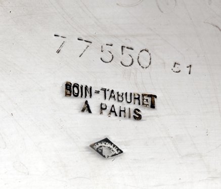 Goldsmith Boin Taburet - Pair Of Coolers In Sterling Silver Art Deco Period-photo-7