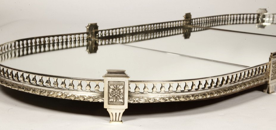 Especially Table In Silver Bronze And Mirrors Epoque Nineteenth-photo-1