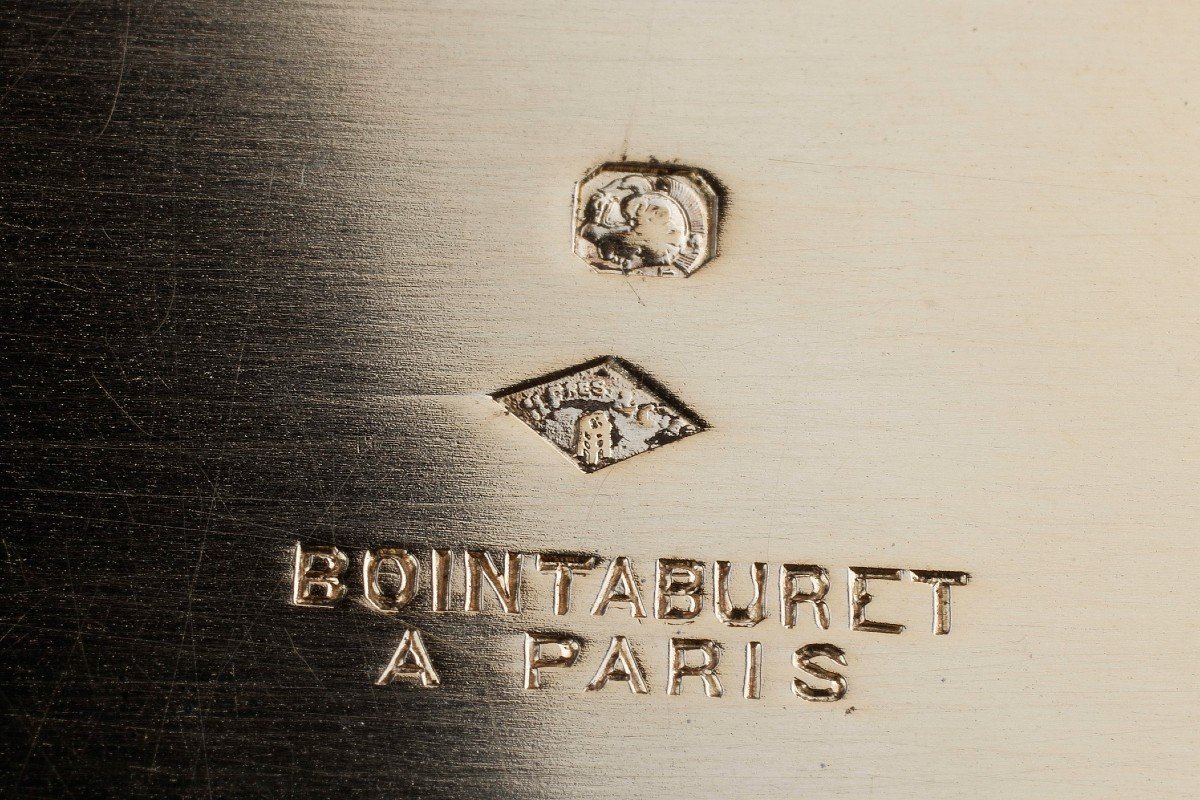Boin Taburet - Garniture De Table 19 Pièces En Vermeil   époque XIXè-photo-7