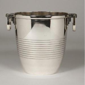 Goldsmith Campenhout - Cooler In Sterling Silver Art Deco Period