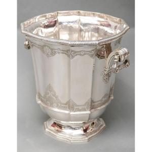 Roussel-doutre - Important 20th Century Silver Cooler