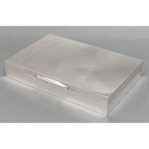 Large And Beautiful Box In Solid Silver Italy Circa 1970